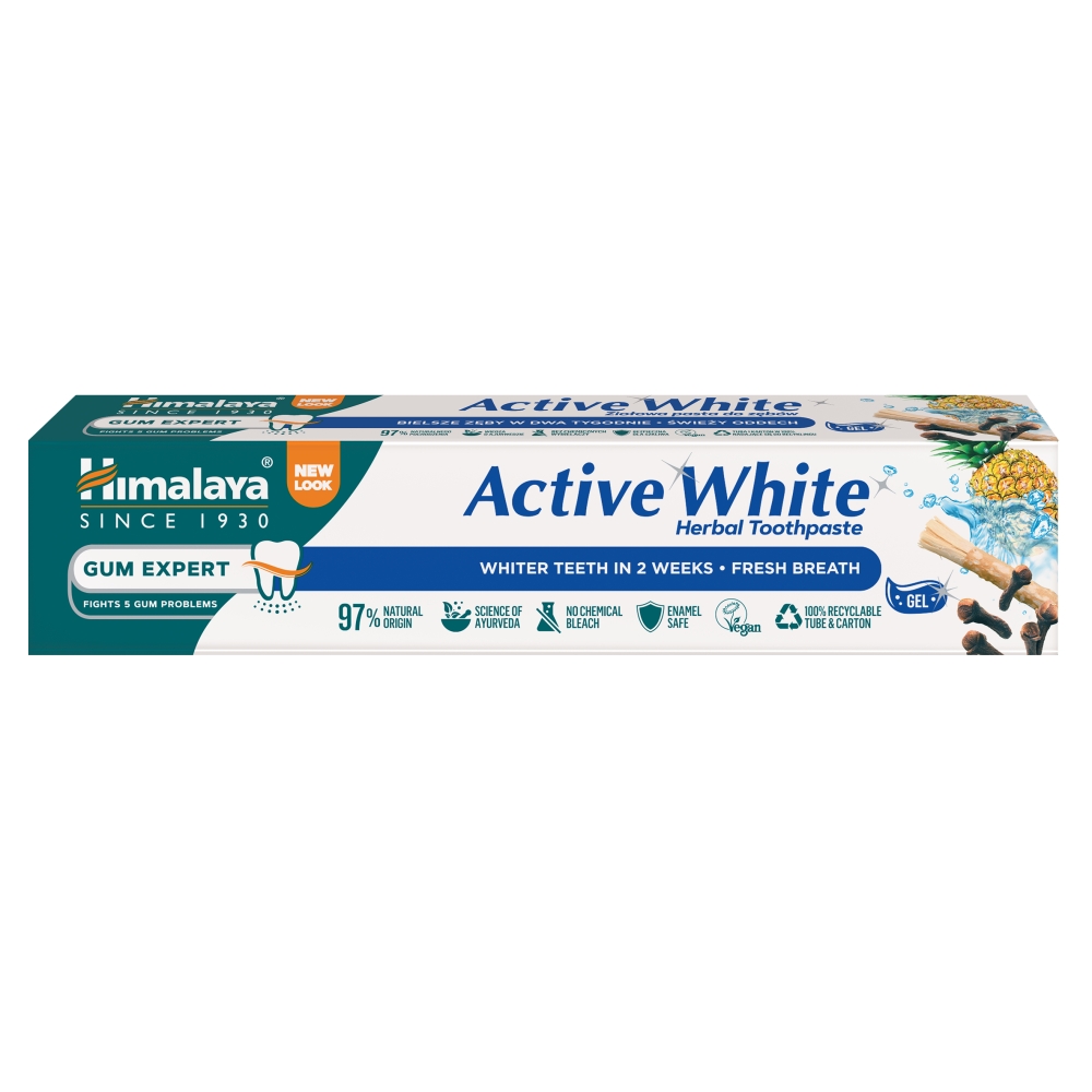 Bylinná Bieliaca Pasta V Géle Active White 75 Ml