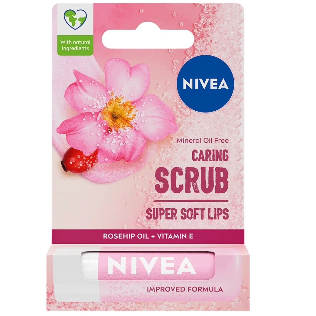 Ošetrujúci Peeling Na Pery Wild Rose 4,8 G