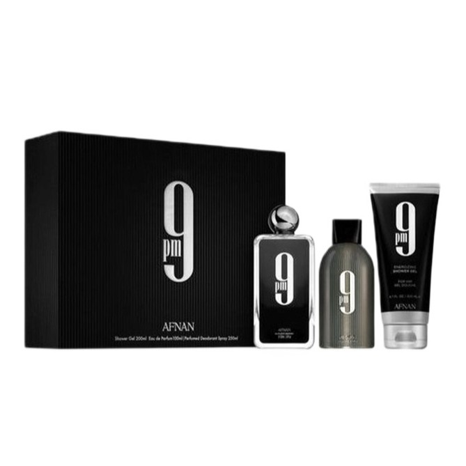 9pm Set Perfumed Water + Shower Gel +