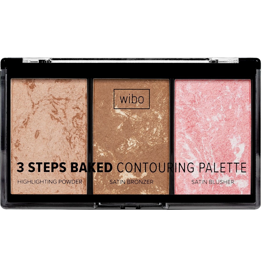 3 Steps Baked Contouring Palette Paletka