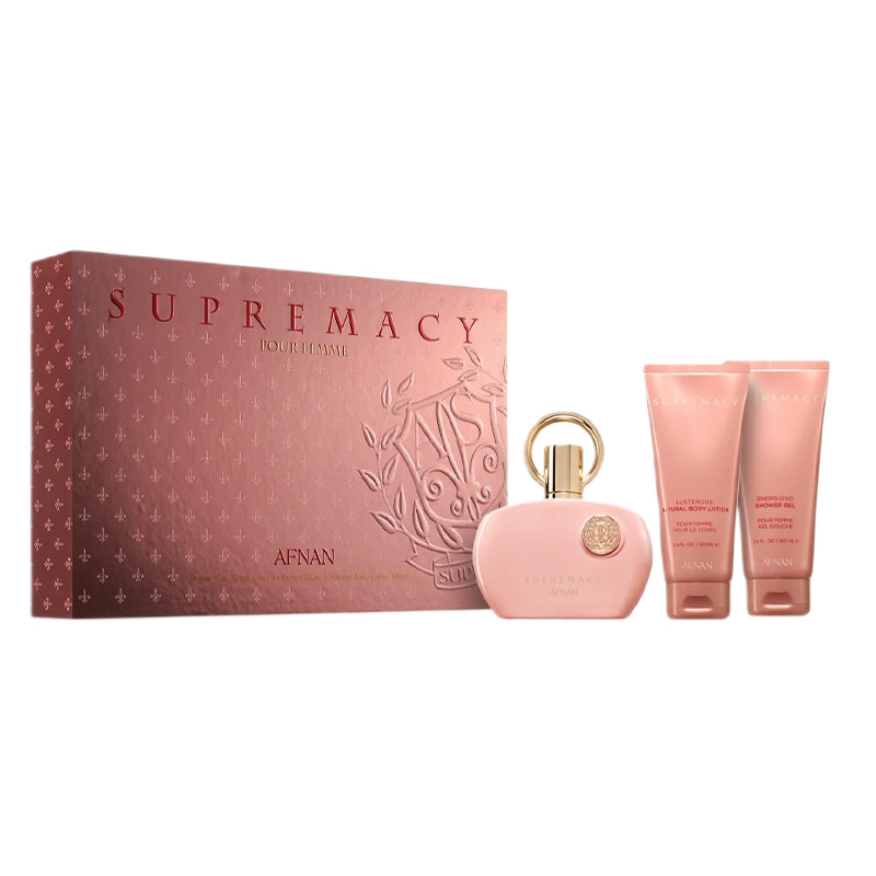 Supremacy Pink Set Eau De + Shower Gel + Body Lotion